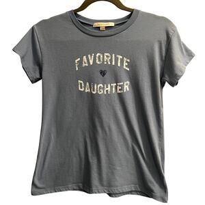 Girls Size Large - Favorite Daughter Blue Short Sleeved Tee T-Shirt
